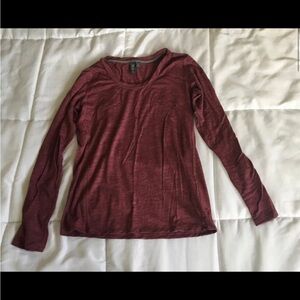 Bundle 3 Ibex Wool scoop neck long sleeve tops XS